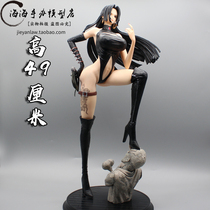 One Piece MIX Seven Martial Sea Leather Lady Emperor Han Cook GK model handmade gentleman petrified navy statue