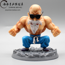 Dragon Ball GK muscle turtle fairy Wu Tian Teacher warriors domestic Q version hand-made statue model ornaments