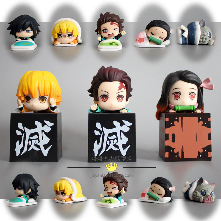 Ghost extermination blade model Nezuko Tanjiro my wife Shanyi Inosuke Butterfly forbearance GK model ornaments