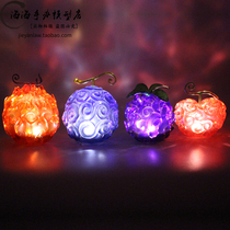 One piece GK Demon Rubber secretly burning surgery glowing demon fruit hand-made model ornaments