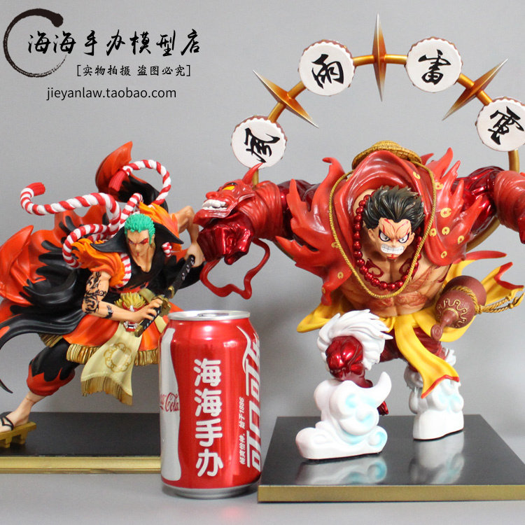 One Piece Tianshi GK Kabuki Zoro and Country Kimono Rufu Empress Model Statue Model