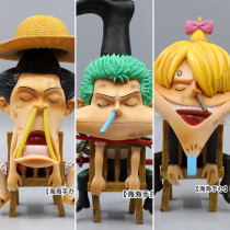 One piece GK two guilty of sleepy Luffy Solon Shanji horror three-masted sailboat SD hand-made model