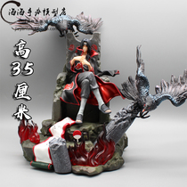 Naruto GK Throne Uchiha Mustela with Toshio Organization Series Statue Oversized Handmade Model Ornament Gift