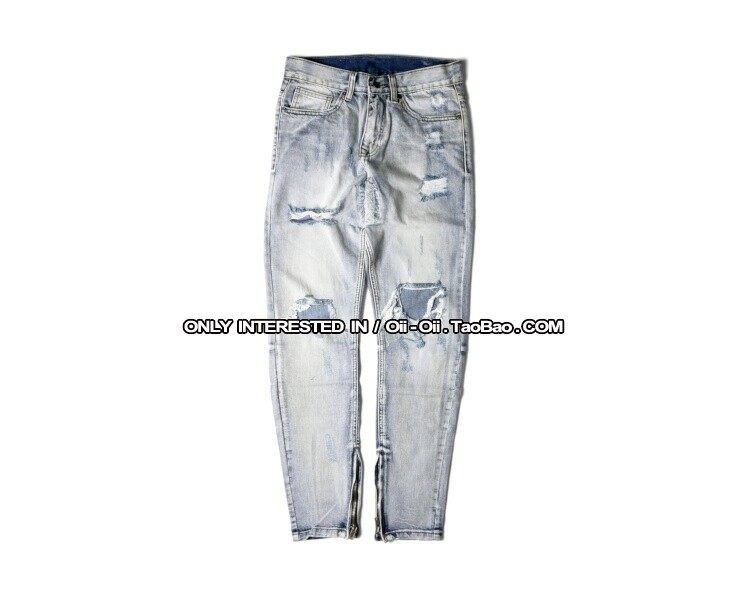Jeans pour adolescent pieds Slim pour Quatre saisons - Ref 1481677 Image 26