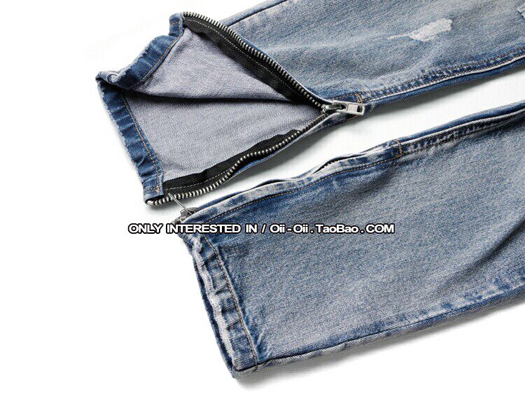 Jeans pour adolescent pieds Slim pour Quatre saisons - Ref 1481677 Image 32