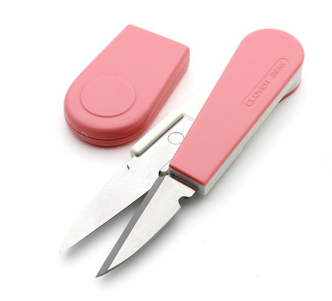 Japan Coke clover yarn trimming head cut embroidery patchwork tool non-embroidered steel plastic handle 10 5cm 36-391