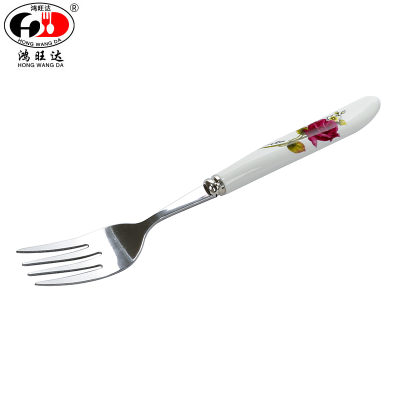 Hon Wonda Boutique Stainless Steel Cutlery Series Ceramic Handle Stainless Steel Spoon Fork Home Soup Spoon Fork