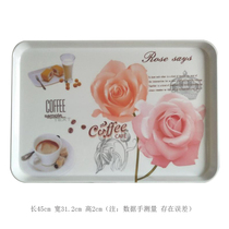 European household rectangular tray water Cup Plate Breakfast Tea Cup plate plastic simple Nordic style living room creative plate