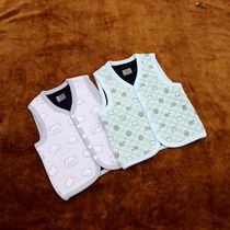 Warm Xin childrens autumn and winter cotton warm vest small middle and large children cotton cotton cotton padded shoulder size air layer horse clip