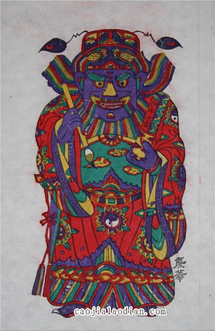 Non-relic products | Juxian Town wood version of the year painting | Original boutique | Gaokao praying for a fortune) The Wenkui Star