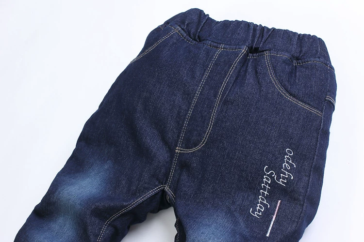 Cô gái cộng với quần nhung dày denim 2018 mới thu đông 2014 phiên bản Hàn Quốc tự dưỡng ấm bên ngoài mặc quần dài thủy triều