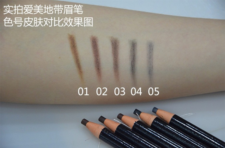 Authentic ZFC Amy Dải kéo kẻ mắt / bút chì lông mày / Lựa chọn 5 màu Dễ dàng hẹn hò màu - Bút kẻ mắt chì kẻ mắt vacosi
