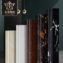 Living Room Through Body Nordic Artificial Marble Tile Gangstone Skirting Stone Skirting Stone Footing Wire Minimalist Side Wire Fence Edge Line