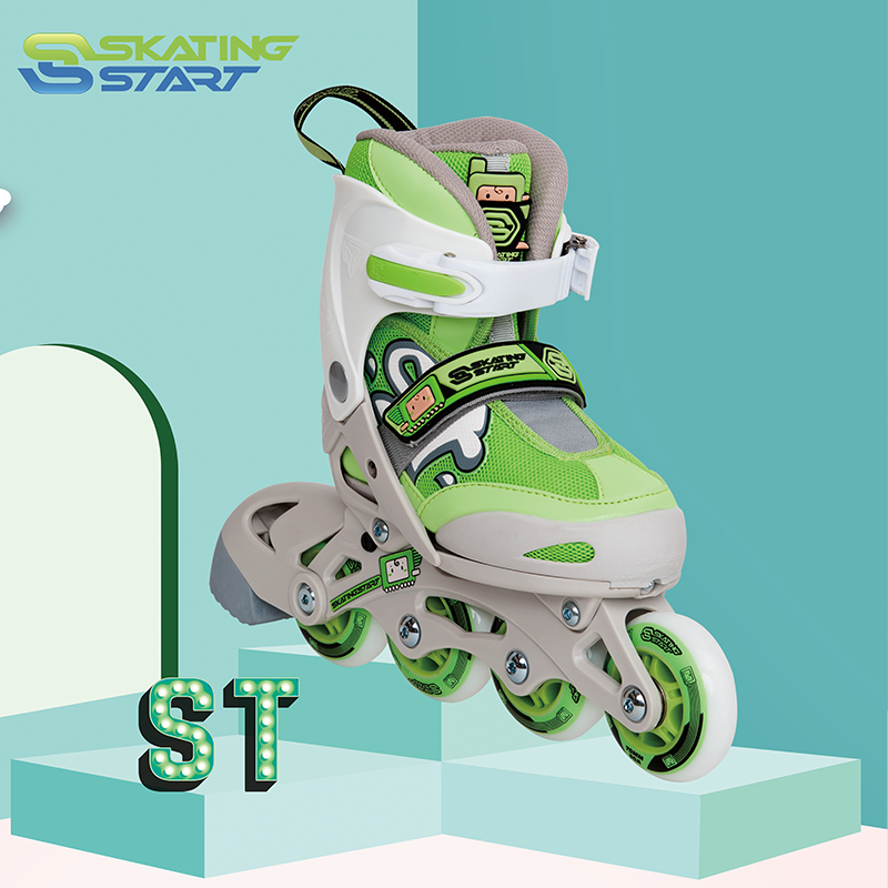 Slip-on ST children's beginners professional brand roller skates roller skates boys and girls can walk pulley skates