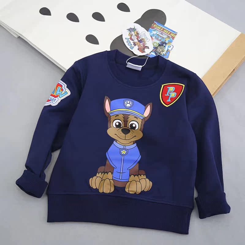 (Non-refundable) European single infant sweater boy child baby pullover casual round neck top