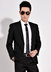 Áo khoác nam mùa thu 2018 Slim một khóa phù hợp với kinh doanh quần áo cưới nam màu đen sơ mi nam Suit phù hợp