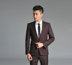 2018 bộ đồ mới phù hợp với bộ đồ đỏ kinh doanh bình thường tự tu nam phù hợp với bộ đồ màu xanh mỏng áo vest dạ nam Suit phù hợp