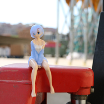 Japan JDM Car Remram Model Warm Handheld Pink Teenage Locomotive Middle Control Cartoon Adornment