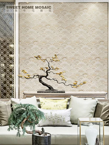 Каменная мозаика Xiangyun Patoultry Мраморный фон стена новая китайская крыльца ресторанная плитка плитка плитка плитка