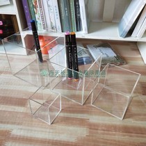 Acrylic cosmetics display box Pen holder Transparent desktop storage box Storage box Square candy box Display customization