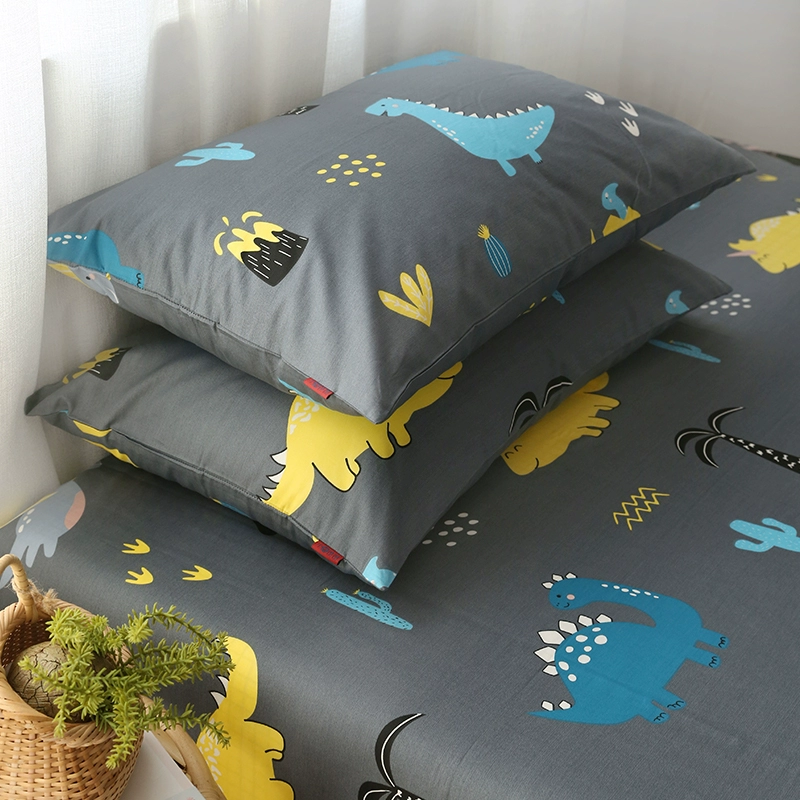 Phim hoạt hình bay pterizard một mảnh bông ga trải giường li dễ thương bông giường quilt chăn gối - Khăn trải giường