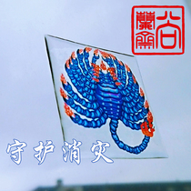 Angry Lotus Master nine heads and eighteen arms Blazing Iron Scorpion Sticker (restore Guardian prototype) A piece of town house evil