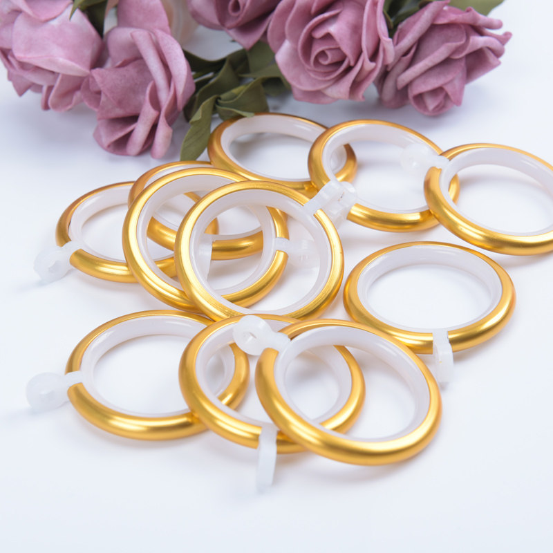 Roman rod ring Aluminum alloy curtain ring Roman ring silent ring Curtain hook accessories clip curtain hanging ring
