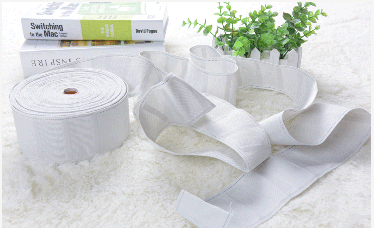 Curtain phụ kiện phụ kiện / mật độ cao bức màn dày móc chống nắng bông băng vải 25 mét / lượng - Phụ kiện rèm cửa khung rèm inox