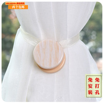 Simple magnet wire curtain buckle magnetic curtain strap no installation Curtain adhesive hook accessories