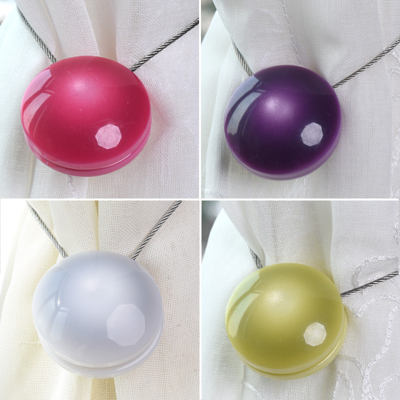 Simple Magnet Cat Eye Curtain Buckle Magnetic Curtain Strap Hook Free Installation Curtain Hook