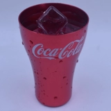 Индивидуальная алюминиевая чашка с водяной чашкой напитки фруктовый сок чашка металлической коллекции стакана практическая украшение двойной колы подлинное