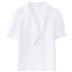 Áo voan trắng nữ mùa hè tay ngắn thiết kế hợp mốt mới 2020 mặc áo khoác gió nữ nhẹ nhàng hoang dã - Áo sơ mi dài tay