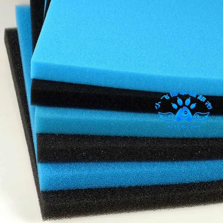 Xinyou thickened fish tank biochemical cotton water purification Blue black biochemical cotton Aquarium filter cotton Sponge filter material