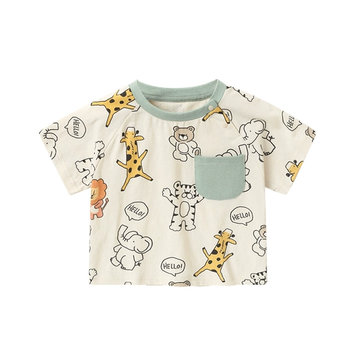 Детский комбинезон для отдыха, футболка с коротким рукавом, детская летняя летняя одежда для мальчиков для девочек, 3 лет