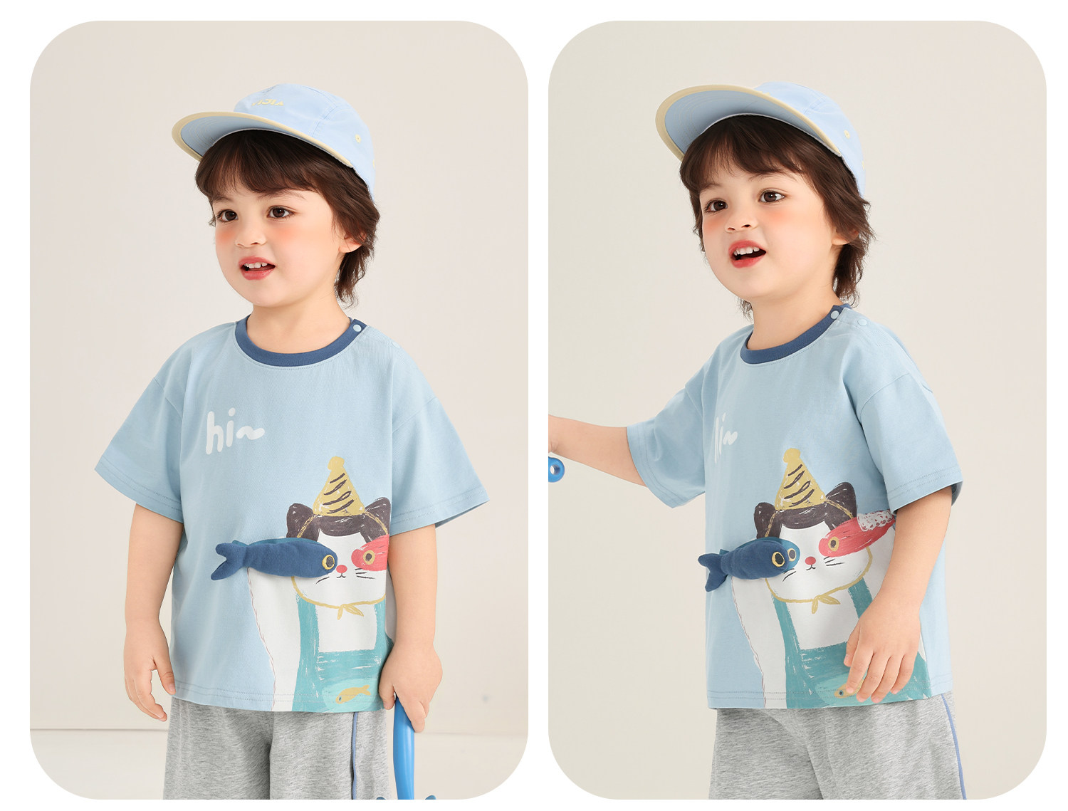 Kaka Panda Baby Clothes Boys Cartoon Short-Sleeved T-Shirt Summer Style Girls Baby Half-Sleeved Summer Tops Kidsren's Tops — 18