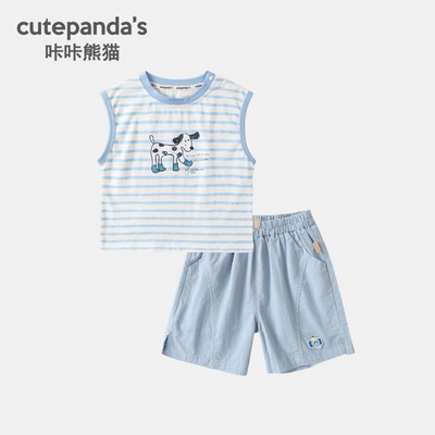 Baby Vest Boys Casual Sleeveless T-Shirt Summer Clothing Girls Baby Clothes Short-Sleeved Kidsren's Summer Thin Tops — 5