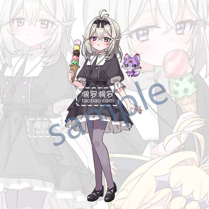 Detective Pretty Cure Black Q Wa Senya Luluca Standee Figure