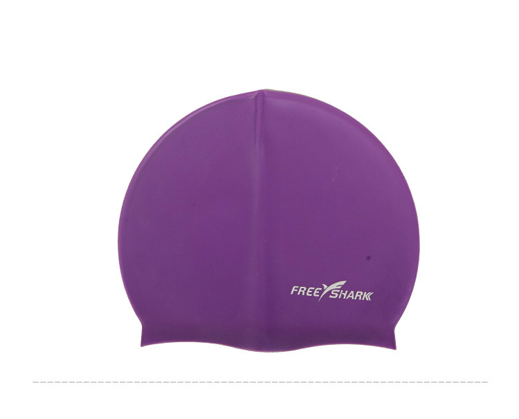 Mũ tắm nắng nóng silicone bơi mũ mùa xuân mũ bơi không thấm nước bịt tai nam nữ dài tóc silicone thời trang thoải mái mũ bơi cho trẻ em