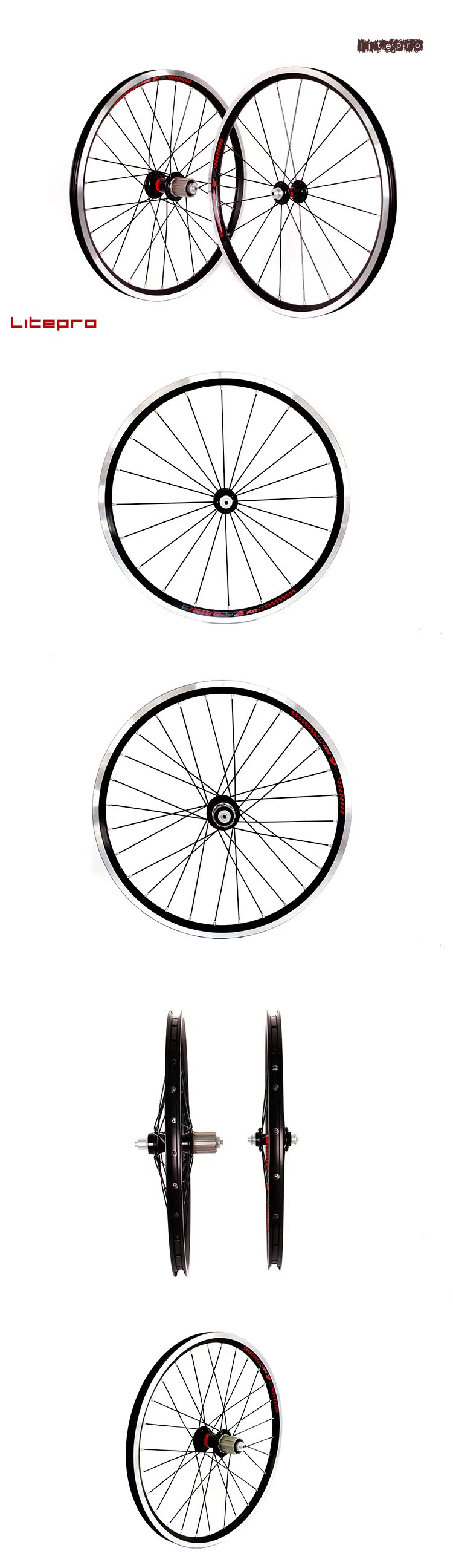 Roues de vélo LITEPRO 20 pouces - Ref 2367664 Image 3