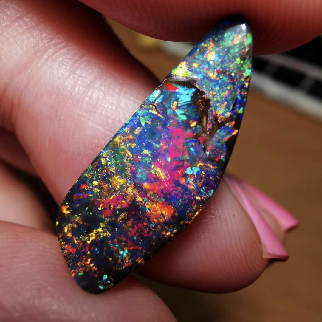 Australian Bright Iron Eurobergen Stone Naked Stone Raw Mine Jewellery Custom Necklace ring male and female lovers 18K gold