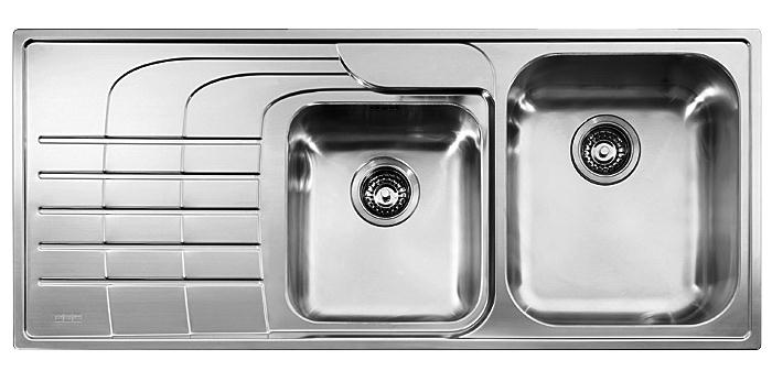 Franka Franke Zoudiago ZOT621 LHD import Precision fine embossing double sink sink
