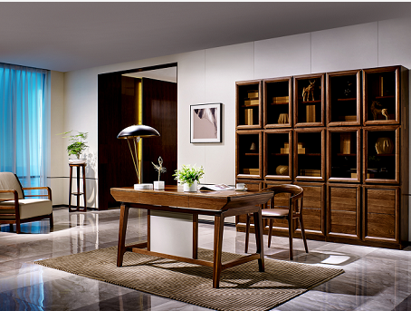 Lai's home innate walnuts master series solid wood desk HM-A7-G01