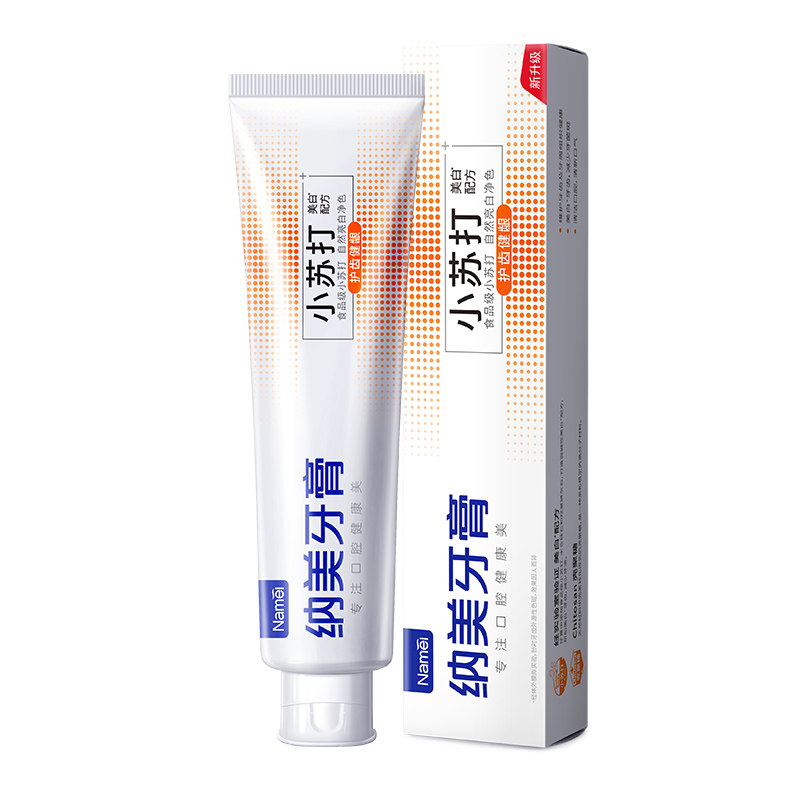 Namei baking soda gum toothpaste clean mint 205g gum cushion gum clean teeth stains 3001