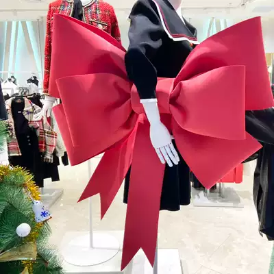 Net celebrity ins super large sponge paper bow Little red book DIY photo props material coating clothing store decoration