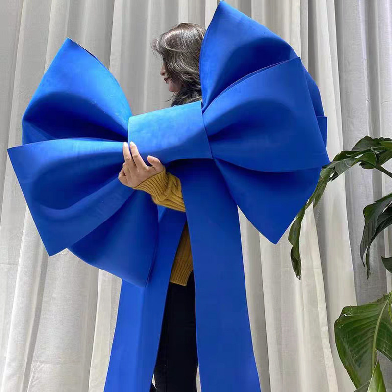 ins net red oversize sponge butterfly knot shop hanging wall decoration eva giant photo prop DIY material bag