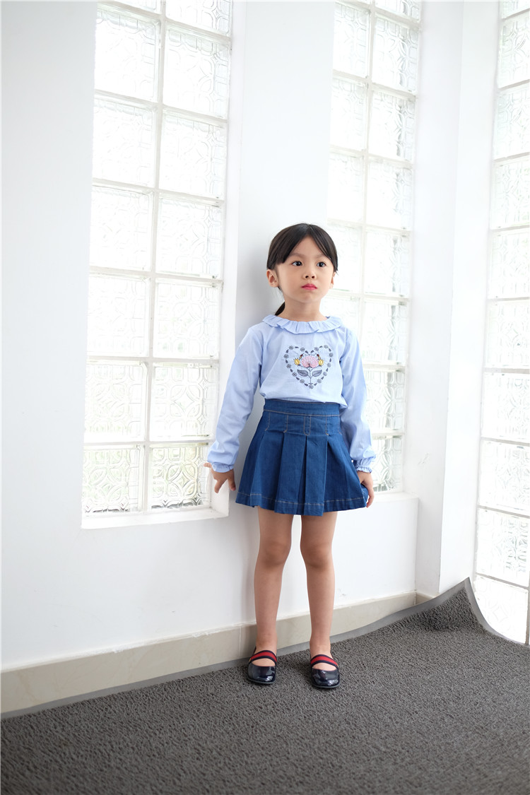 Chemise fille à manche longue - Ref 2087995 Image 12