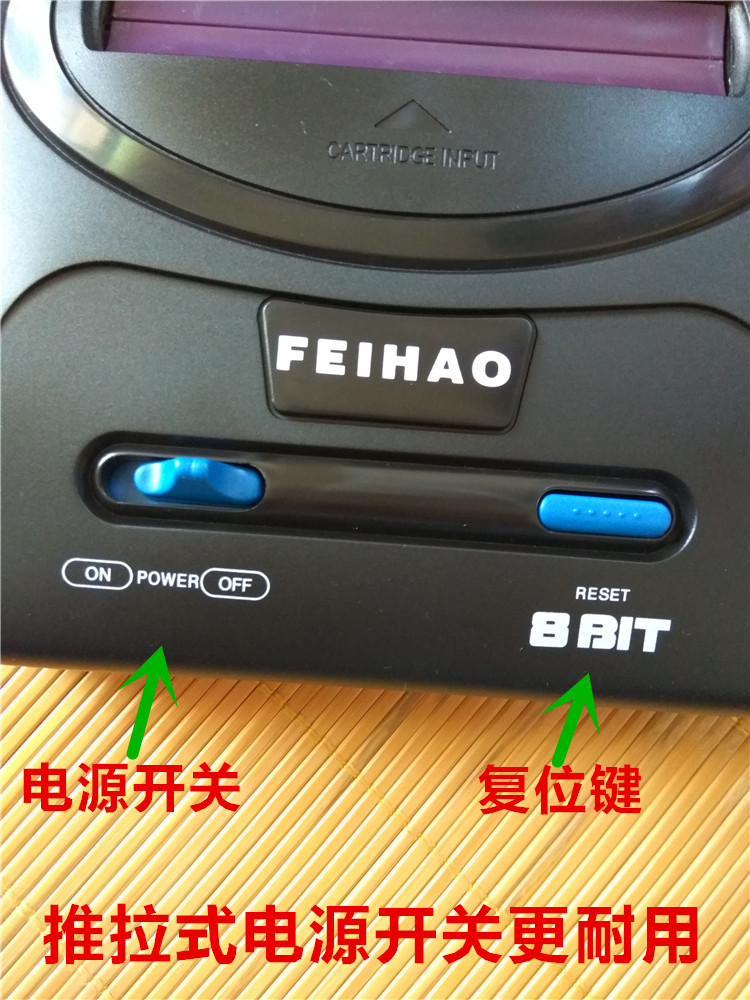 Feihao cổ điển hoài cổ nhà TV trò chơi máy 80 sau khi gia đình thẻ cũ Nintendo FC màu đỏ và trắng máy tay cầm xbox 360 không dây