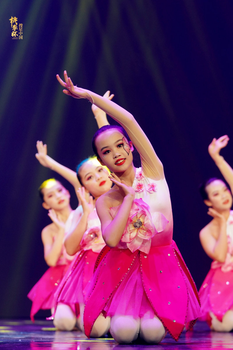 Original Yulan fragrant children lotus performance costumes set for lotus leaves to perform the national opening dance companion dance stage dress