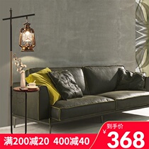 Retro floor lamp American living room Nostalgic industrial style Light luxury creative bedroom Nordic net Red study Simple table lamp