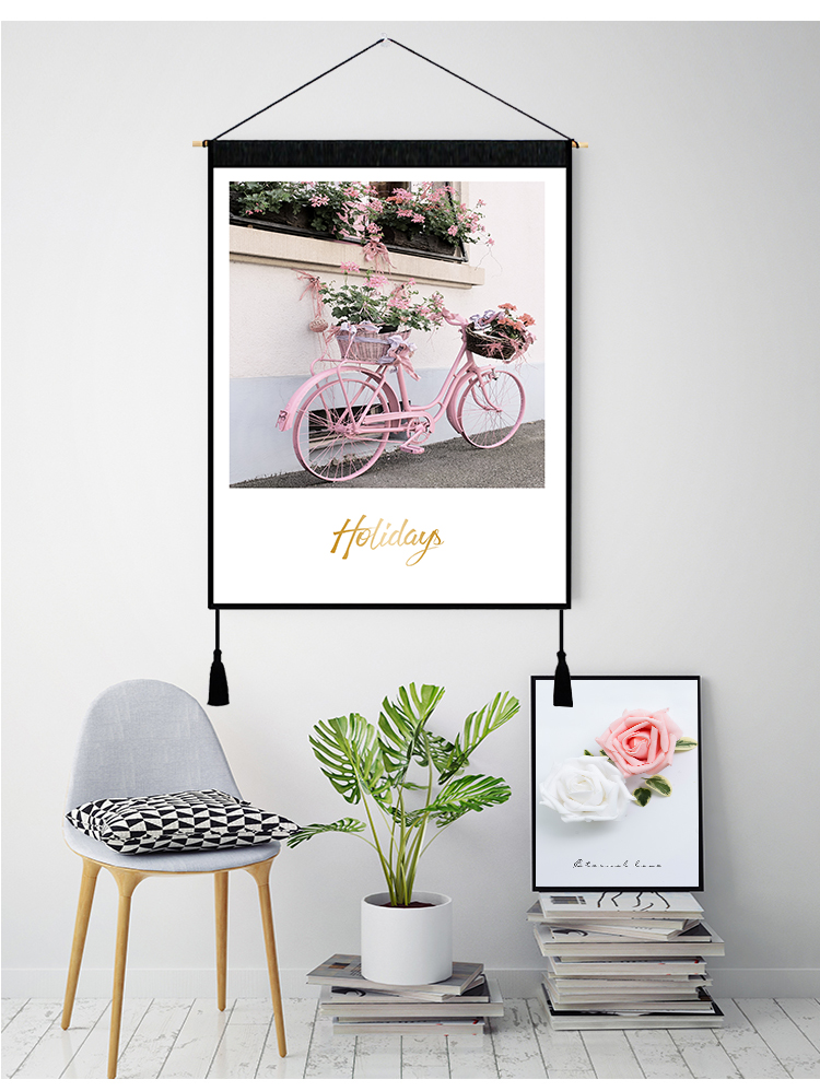 bức tranh vải Bắc Âu hiện đại lối triple thảm trang trí tường nhà tatami phòng ngủ banners sơn trang trí treo vải - Tapestry thảm trang trí sofa